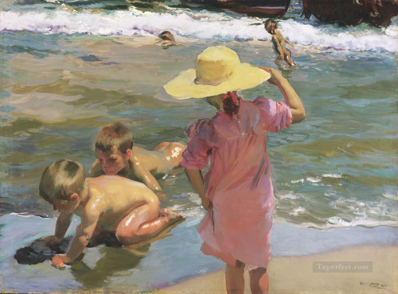 The Young Amphibians painter Joaquin Sorolla Oil Paintings